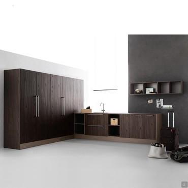 Meuble de Buanderie d'angle complète Oasis L05