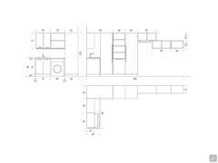 Buanderie Oasis L01 - Schéma et Dimensions (Le schéma et les quotes incluent également les unités murales ouvertes en option.)