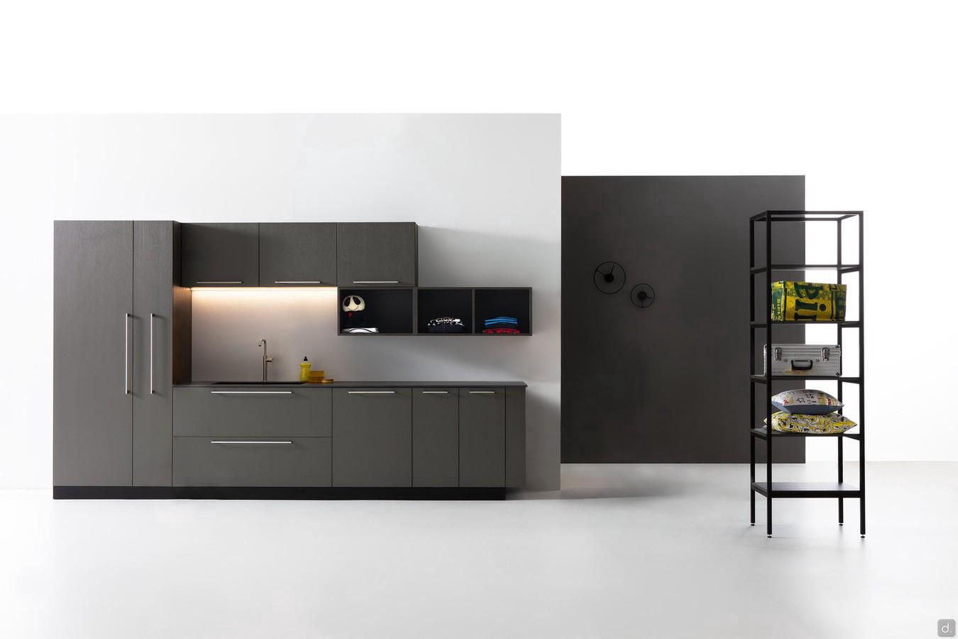 Meuble de buanderie avec plateau en grès Oasis L02