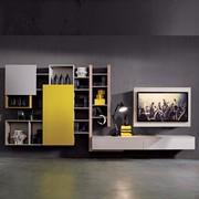 Meuble TV Swing pivotant et ouvrant 