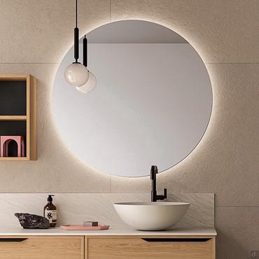 Miroir de salle de bain circulaire
