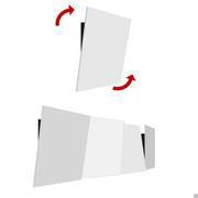 Miroir modulable Chic - schéma d'un élément unique et de deux paires côte à côte
