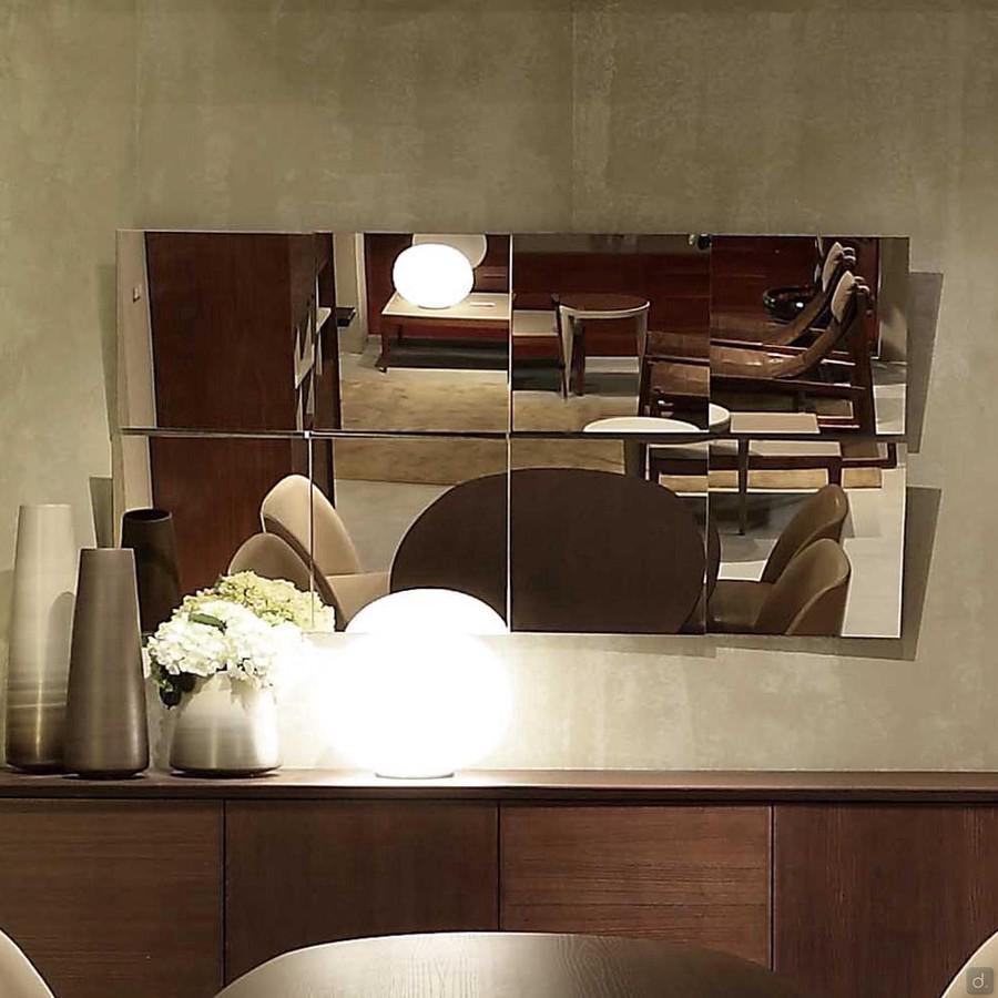 Miroir modulable Chic avec possibilité de fixation dans différentes positions