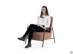 Proportions de l'assise et ergonomie du fauteuil Maggie outlet