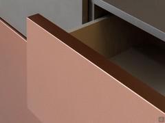 Ouverture push-pull pour les tiroirs du buffet Fly Deco outlet