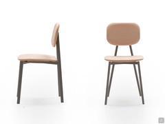 Vue frontale et latérale de la chaise de sortie Lollipop