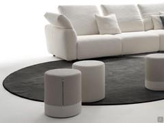Pouf Mistery en tissu avec et sans housse