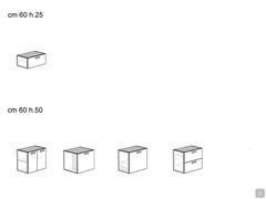 Base pour buanderie Oasis - modèles disponibles en largeur 60 cm