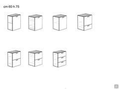 Base buanderie Oasis - modèles disponibles avec largeur de 60 cm