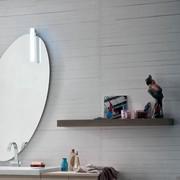 Etagère sur mesure pour buanderie en mélaminé effet bois (épaisseur 6 cm et finition non disponible)