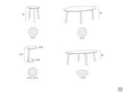 Percival Table basse - Modèles et dimensions