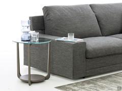 Table basse ronde en bois Allen