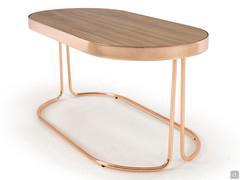 Table basse Audrey dans l'une des trois dimensions disponibles de 80 x 40 cm