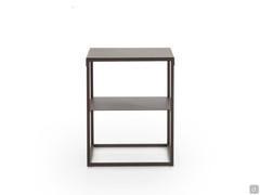 Table basse haute côté canapé Coby avec deux plateaux d'appui