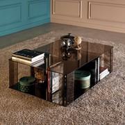 Table basse de salon en verre design Creta