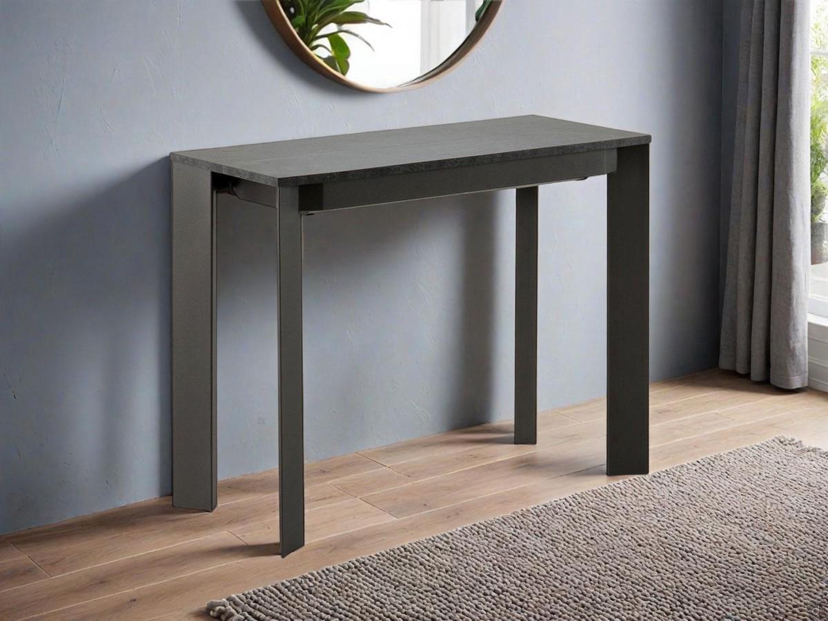 Table console Harper transformable en table de salle à manger disponible en deux tailles et plusieurs finitions
