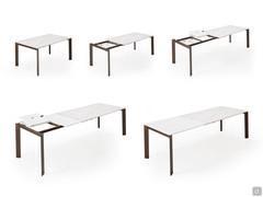 Séquence d'ouverture du système télescopique avec extensions repliables