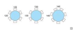 Ray Table avec pieds inclinés - Plan de table