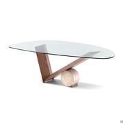 Table Valentino en bois et marbre