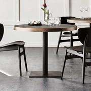 Table de bistrot avec plateau rond Ribot de design Cattelan