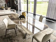 Table de rabotage avec plateau en finition Crystalart CY02