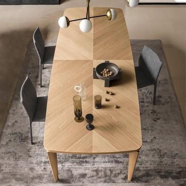 Table moderne en bois Nelia