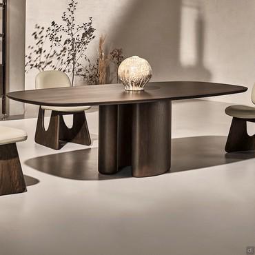 Table à double base incurvée Mass