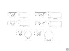 Skorpio table by Cattelan - plan de table avec plateau en bois
