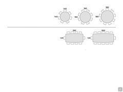 Table Atrium Cattelan avec plateau en placage bois - Schèma place table

