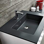 Lavabo a vasca integrata per mobile bagno