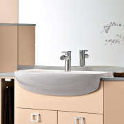 Lavabo a semincasso per mobile bagno