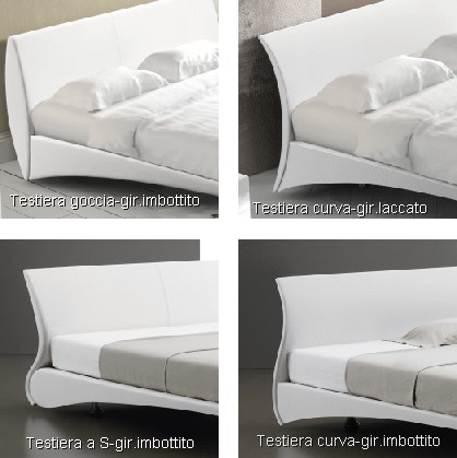 Modèle lit Shedar Modello Letto Shedar