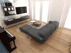 Progettazione Soggiorno - render fotorealistico