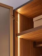 Barra led verticale, accessorio indispensabile per illuminare in maniera uniforme l'interno del proprio armadio Wide e acquistabile nella scheda delle attrezzature interne, disponibile tra i prodotti alternativi a fondo pagina
