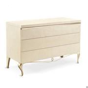 Comò con piedini Ghirigori di Cantori con barra frontale (finitura struttura e piedini non disponibile)