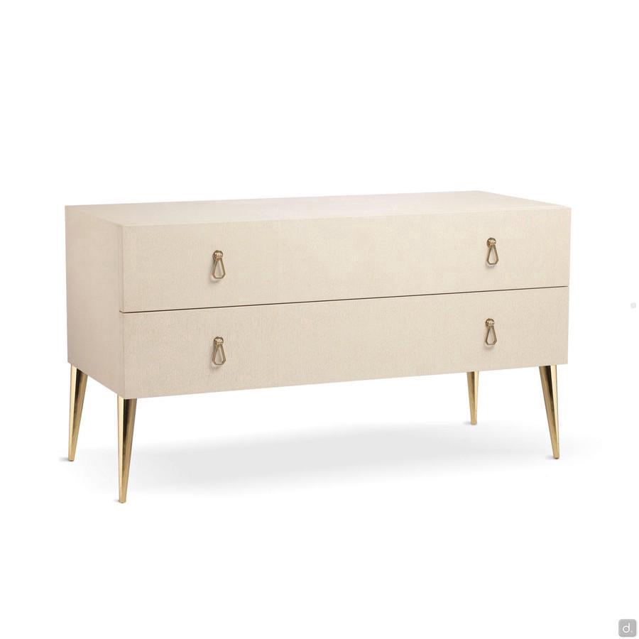 Comò in rovere con maniglie in metallo City di Cantori (finitura maniglie non disponibile)
