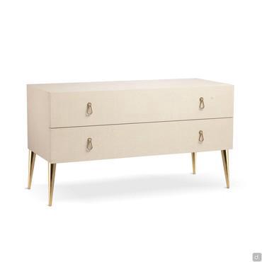 Comò in rovere con maniglie in metallo City di Cantori (finitura maniglie non disponibile)