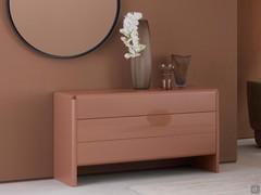 Gruppo letto Neon nella versione comò a 3 cassetti, largo 130 cm e alto 75