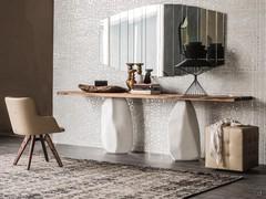 Consolle Rapa Nui di Cattelan con piano in legno massello