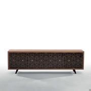 Credenza a 4 ante Granada con decori ispirati ai mosaici dell'Alhambra