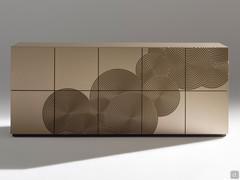 Credenza Crop laccata opaca Pearlgrey