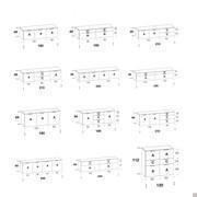 Modelli e dimensioni credenze e madia Fly Deluxe