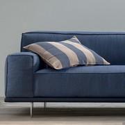 Cuscino cod.fls con rivestimento in tessuto a righe