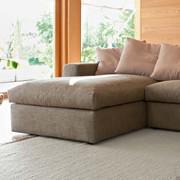 Divano in piuma Sparks - particolare chaise longue
