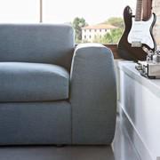 Divano in piuma Sparks - particolare bracciolo mod. L
