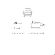 Schema della poltrona relax Icaro