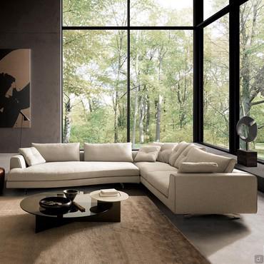 Divano componibile sagomato Hamilton