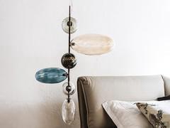 Lampada di design in vetro colorato Topaz di Cattelan