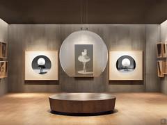 Ciondolo nasce da un'attenta ricerca dei materiali: il diffusore in metacrilato garantisce una trasparenza che si sviluppa in un effetto effetto opaco o satinato in base all'intensità della luce