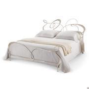 Letto matrimoniale in ferro battuto Ghirigori di Cantori